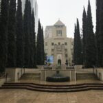 Goodhue Building Library Courtyard